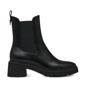 Zwarte Chelsea Boots - Tijdloze Stijl Tamaris , Black , Dames