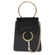 Pre-owned Suede handbags Chloé Pre-owned , Black , Dames