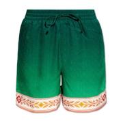 Zijden shorts Casablanca , Green , Heren
