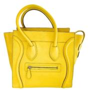 Pre-owned Leather celine-bags Celine Vintage , Yellow , Dames