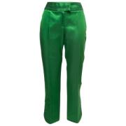 Pre-owned Fabric bottoms Dior Vintage , Green , Dames