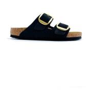 Arizona Big Buckle Sandal Birkenstock , Black , Dames