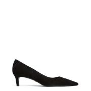 Tijdloze Elegantie met 50mm Hak Stuart Weitzman , Black , Dames