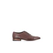 Bruine Leren Platte Schoenen Pantanetti , Brown , Dames