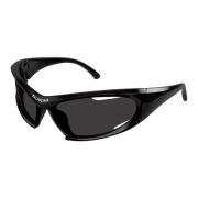 Zwarte zonnebril met accessoires Balenciaga , Black , Unisex