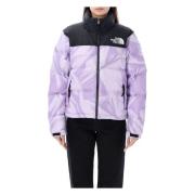 Icy Lilac Puffer Jas The North Face , Purple , Dames