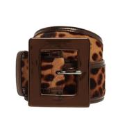 Pre-owned Leather belts Dolce & Gabbana Pre-owned , Brown , Dames