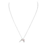 Pre-owned White Gold necklaces Armani Pre-owned , Gray , Dames