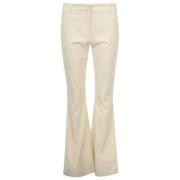 Creme Denim Broek Liu Jo , Beige , Dames