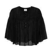 Zwarte trui met korte mouwen Isabel Marant Étoile , Black , Dames