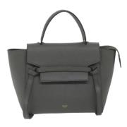 Pre-owned Leather celine-bags Celine Vintage , Gray , Dames