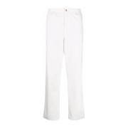 Witte broek met geborduurd logo Polo Ralph Lauren , White , Heren