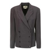 Japanse Wrap Blazer Quira , Brown , Dames