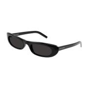 SL 557 Shade Zonnebril Saint Laurent , Black , Dames