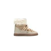 Beige High Top Sneakers Inuikii , Beige , Dames