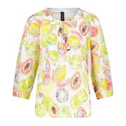 Blouse met abstract patroon Marc Cain , Multicolor , Dames