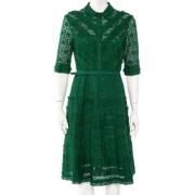 Pre-owned Lace dresses Oscar De La Renta Pre-owned , Green , Dames