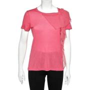 Pre-owned Tulle tops Valentino Vintage , Pink , Dames