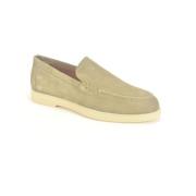 Taupe Suède Moccasin DZ Nerogiardini , Beige , Heren