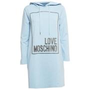 Pre-owned Cotton dresses Moschino Pre-Owned , Blue , Dames