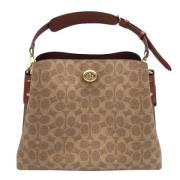 Pre-owned Canvas handbags Coach Pre-owned , Brown , Dames