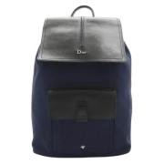 Pre-owned Fabric backpacks Dior Vintage , Blue , Dames