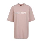 Roze Mirror T-shirts en Polos Balenciaga , Pink , Dames