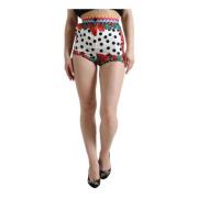 Bloemen Polka Dot Zijden Shorts Dolce & Gabbana , Multicolor , Dames