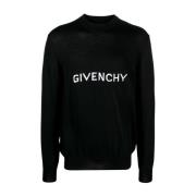 Zwarte Sweaters Givenchy , Black , Heren