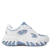 Witte/Blauwe Norina Sneakers voor Dames Guess , White , Heren
