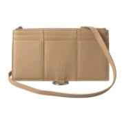 Beige Leren Schoudertas met Afneembare Band Dolce & Gabbana , Beige , ...