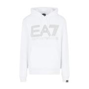Witte Sweaters voor Heren Emporio Armani EA7 , White , Heren