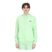 Comfortabele Groene Performance Hoodie Adidas , Green , Heren