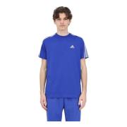 Performance T-shirt Essentials 3-Stripes Adidas , Blue , Heren