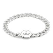 Zilveren Armband met Gucci Bedel Gucci , Gray , Dames