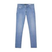 Zwarte Slim Fit Denim Jeans Antony Morato , Blue , Heren