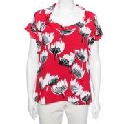 Pre-owned Cotton tops Moschino Pre-Owned , Red , Dames