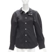 Pre-owned Cotton tops Bottega Veneta Vintage , Black , Dames