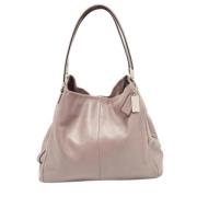 Pre-owned Leather shoulder-bags Coach Pre-owned , Gray , Dames