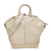 Pre-owned Leather handbags Alexander Wang Pre-owned , Beige , Dames