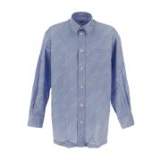 Katoenen Shirt Kenzo , Blue , Heren