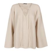 Lunar Ice Cave V-Neck Sweater Canessa , Beige , Dames