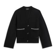 Glaze relaxte cardigan Axel Arigato , Black , Dames