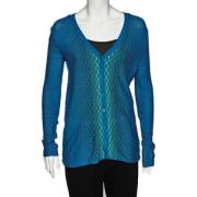 Pre-owned Knit tops Missoni Pre-owned , Blue , Dames