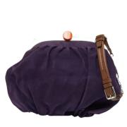 Pre-owned Leather shoulder-bags Marni Pre-owned , Purple , Dames