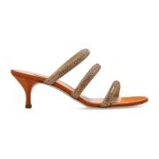 Scarlet Stratosphere mules Casadei , Brown , Dames