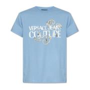 Bedrukt T-shirt Versace Jeans Couture , Blue , Heren