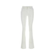 Witte Bootcut Jeans 7 For All Mankind , White , Dames