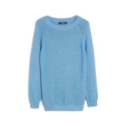 Katoenen trui in hemelsblauw Max Mara Weekend , Blue , Dames