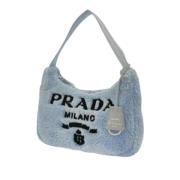 Pre-owned Cotton prada-bags Prada Vintage , Blue , Dames